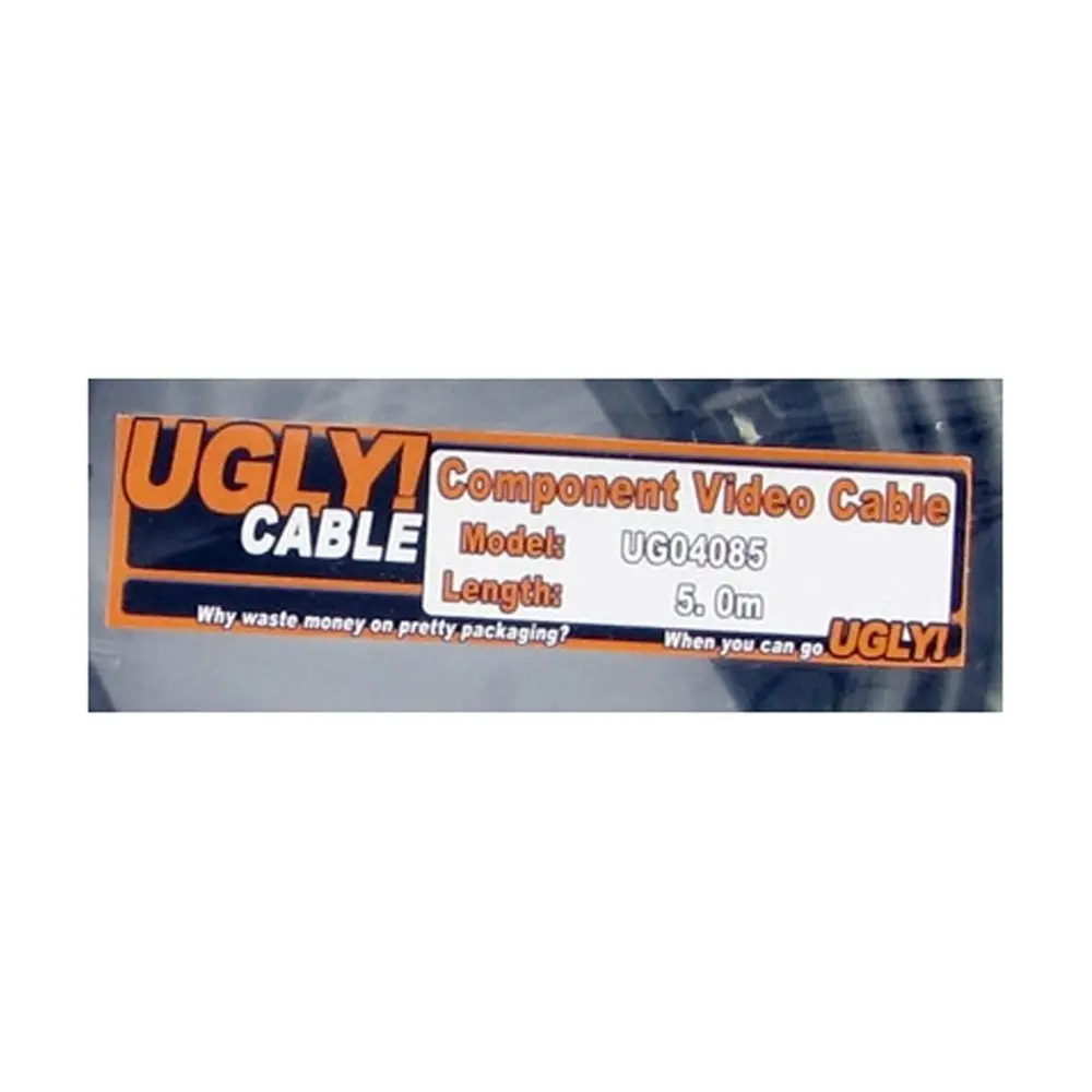 5M Ugly Premium Component Rgb Video Cable Lead 3 Rca Ofc Home Theatre 2