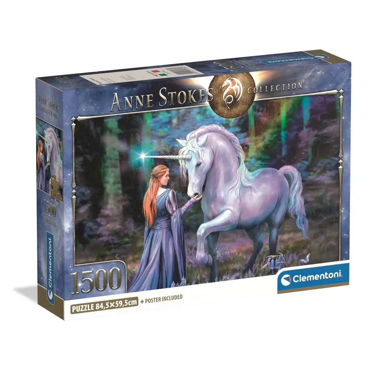 Clementoni Puzzle Anne Stokes Bluebell Wood 1,500 Pieces 1