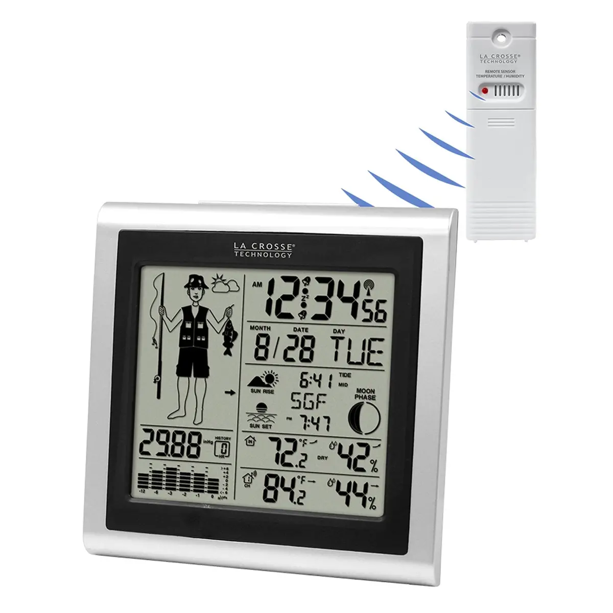 La Crosse 308-1451V2 Fisherman Forecast Station 1