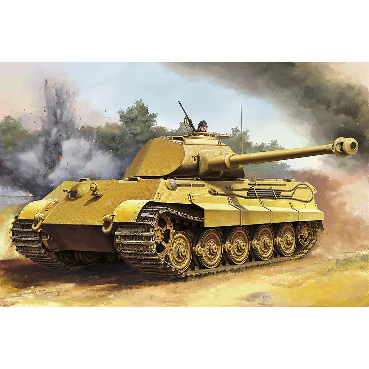Trumpeter 1/16 Porsche Early Production Vehicle Model Kit 2