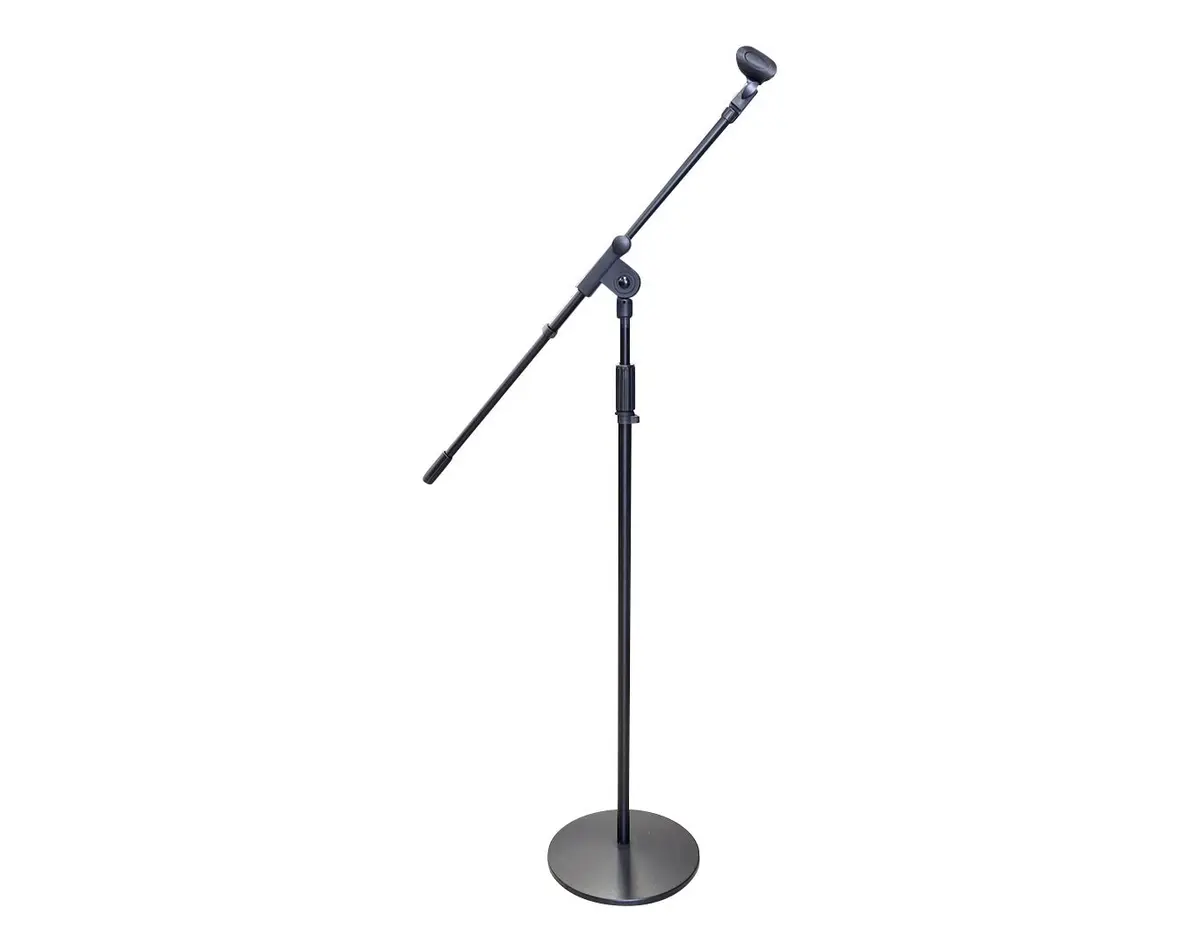 Precision Audio Round Base Adjustable Microphone Stand Heavy Duty 1