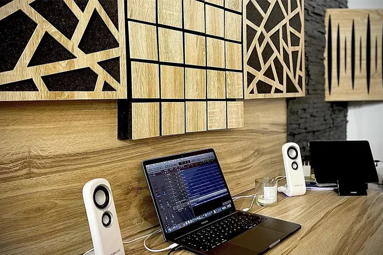 Elite Sound Acoustics 50Mm Panel Foam For Home Theaters (Grid Cherry) 2