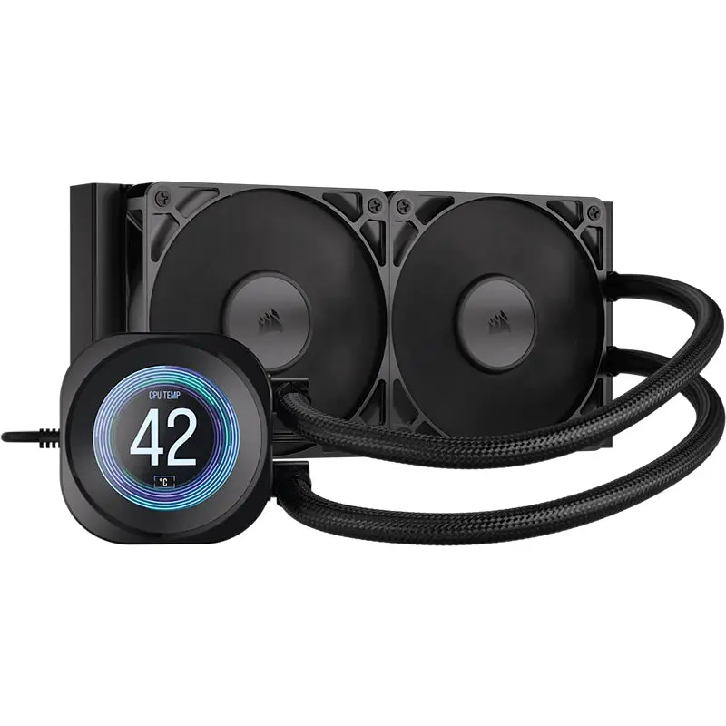 Corsair Nautilus 240Mm Rs Lcd Liquid Cpu Cooler (Black) 1