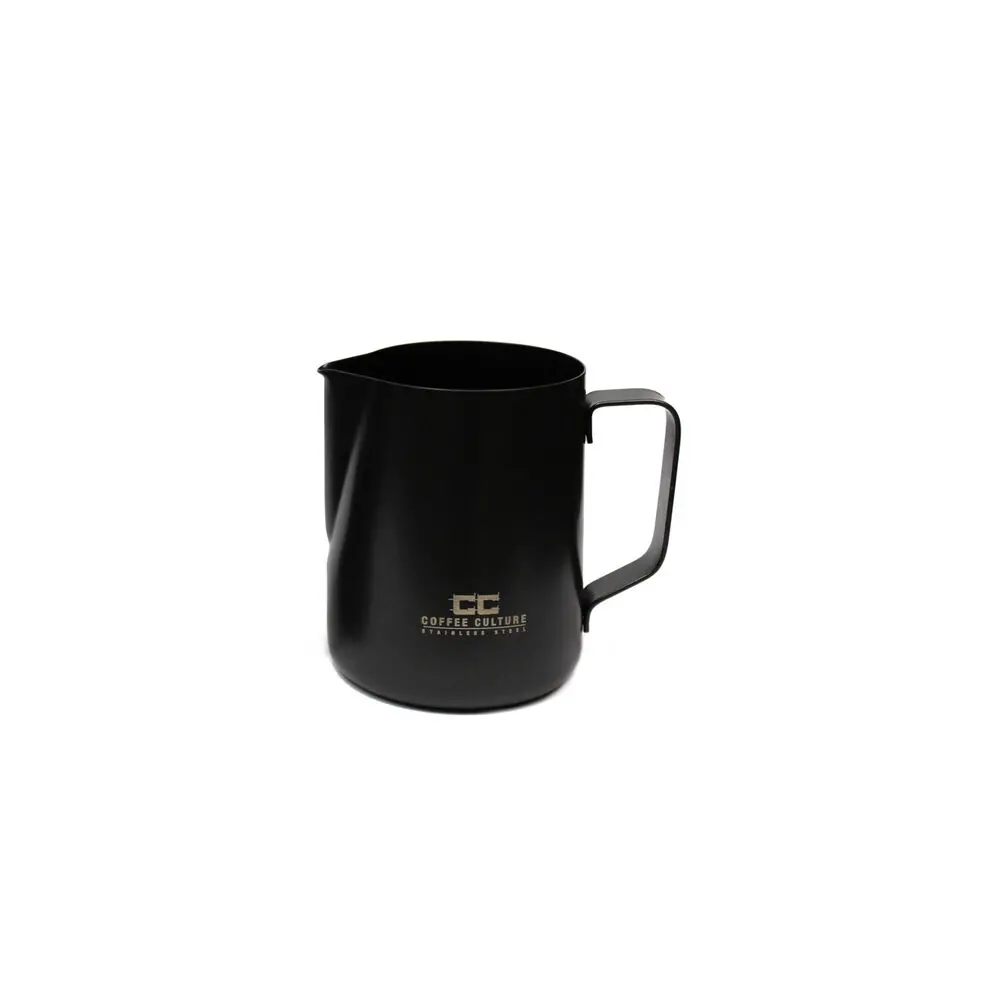 Coffee Culture Stainless Steel 600Ml Milk Frothing Jug Container (Matte Black) 1