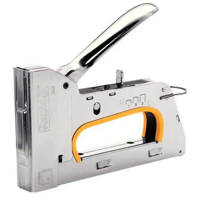 Rapid R33e Professional Staple Gun Tacker For Finewire Staples 13/6-14 Steel Easy To Squeeze 1