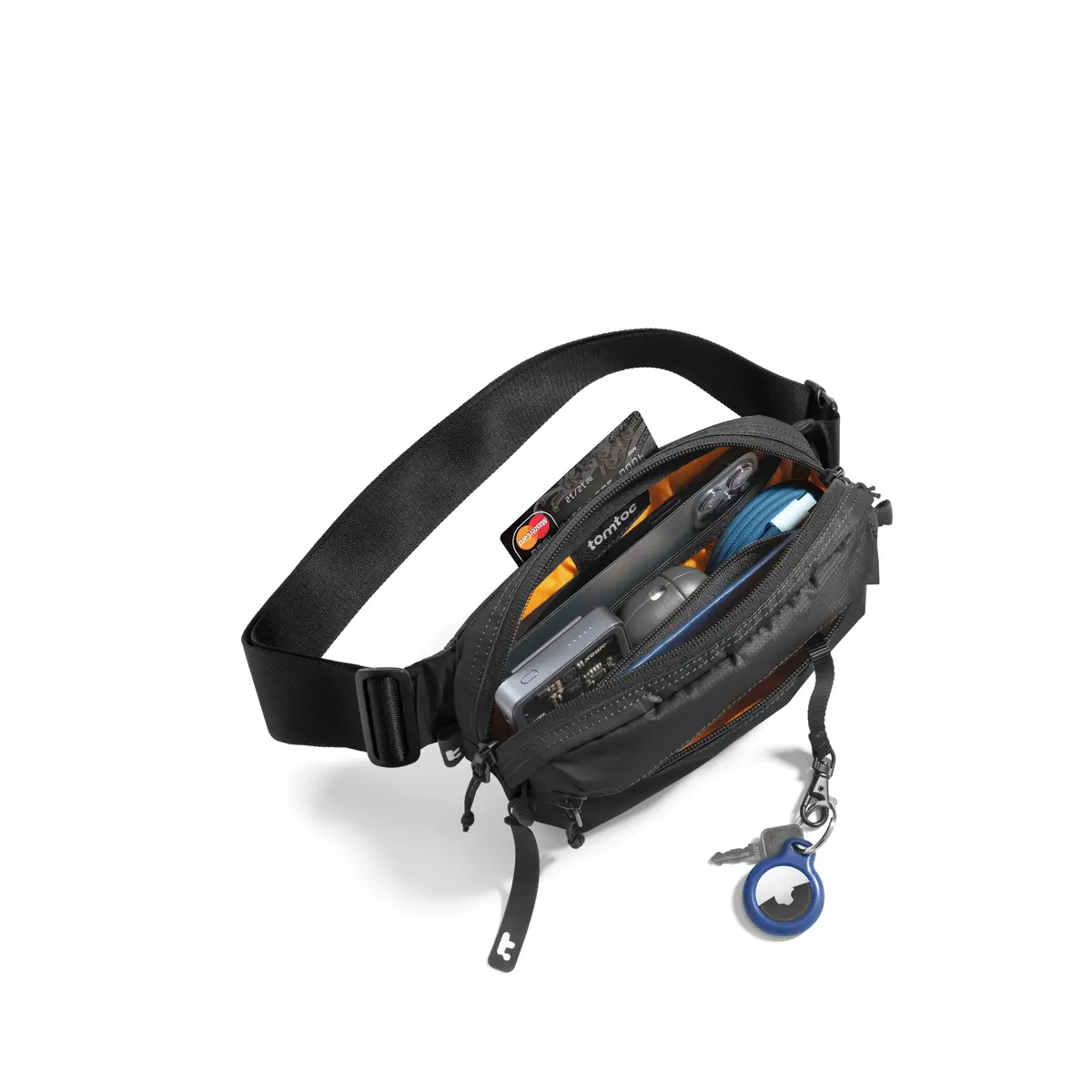 Tomtoc Aviator Chest Bag 1.5L (Black) 1