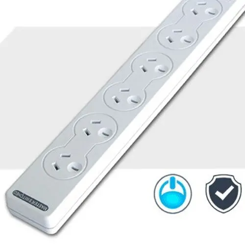 Sansai 6-Outlet Powerboard With Master Switch 2