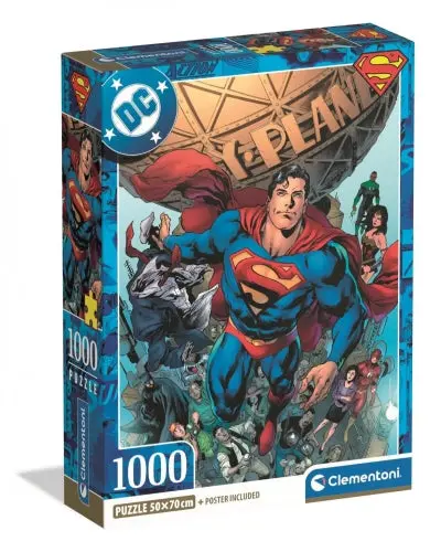 1000Pc Superman Design 1 Poster Included Puzzle 1