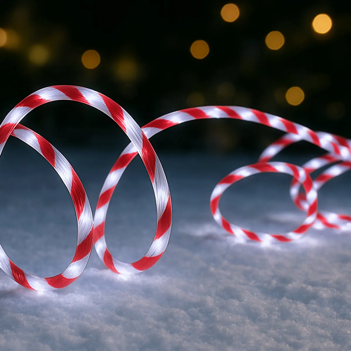 Lexi Lighting 10M Led Connectable Rope Light - Candy Cane 1