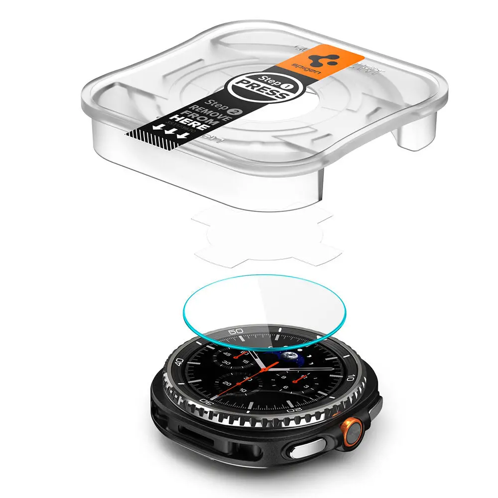 Spigen Galaxy Watch 46Mm Glas.Tr Ez Fit Glass Screen Protector 2Pcs (Clear) 2