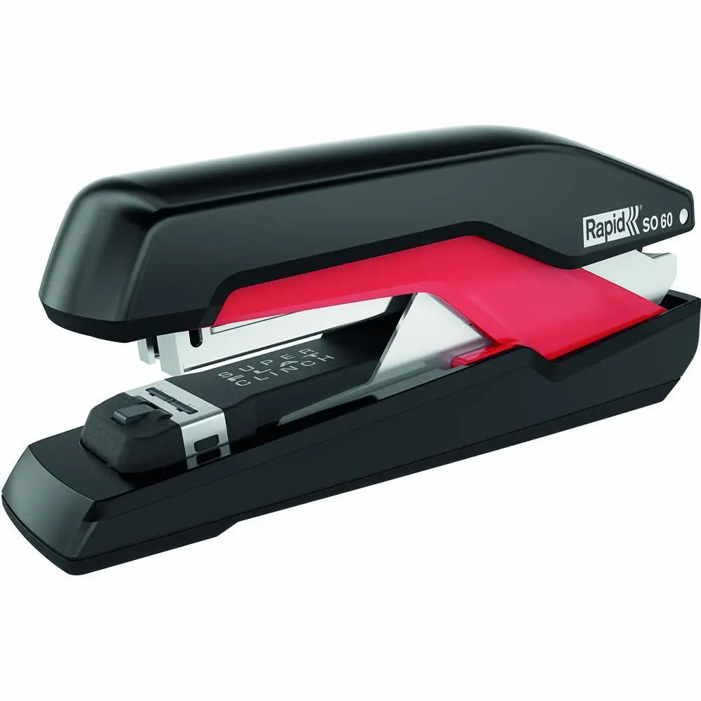 Rapid So60 Omnipress Stapler Full Strip 60 Sheet Black/Red 1