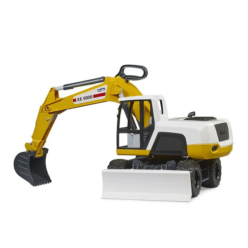 Bruder Wheel Excavator Xe 5000 Yellow White Toy Vehicle Model 1