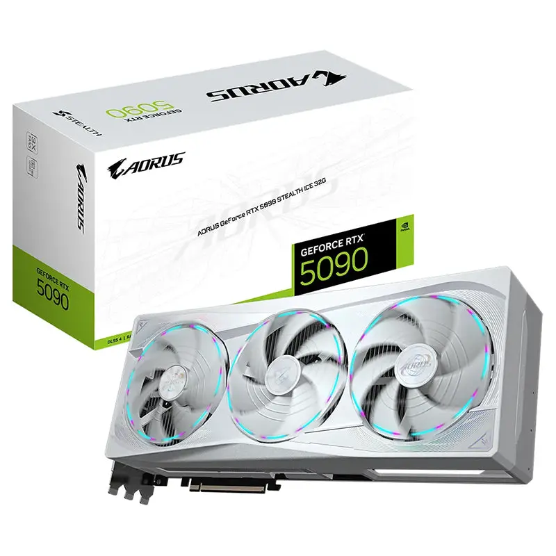 Gigabyte Aorus Geforce Rtx 5090 Stealth Ice 32G Graphics Card 1