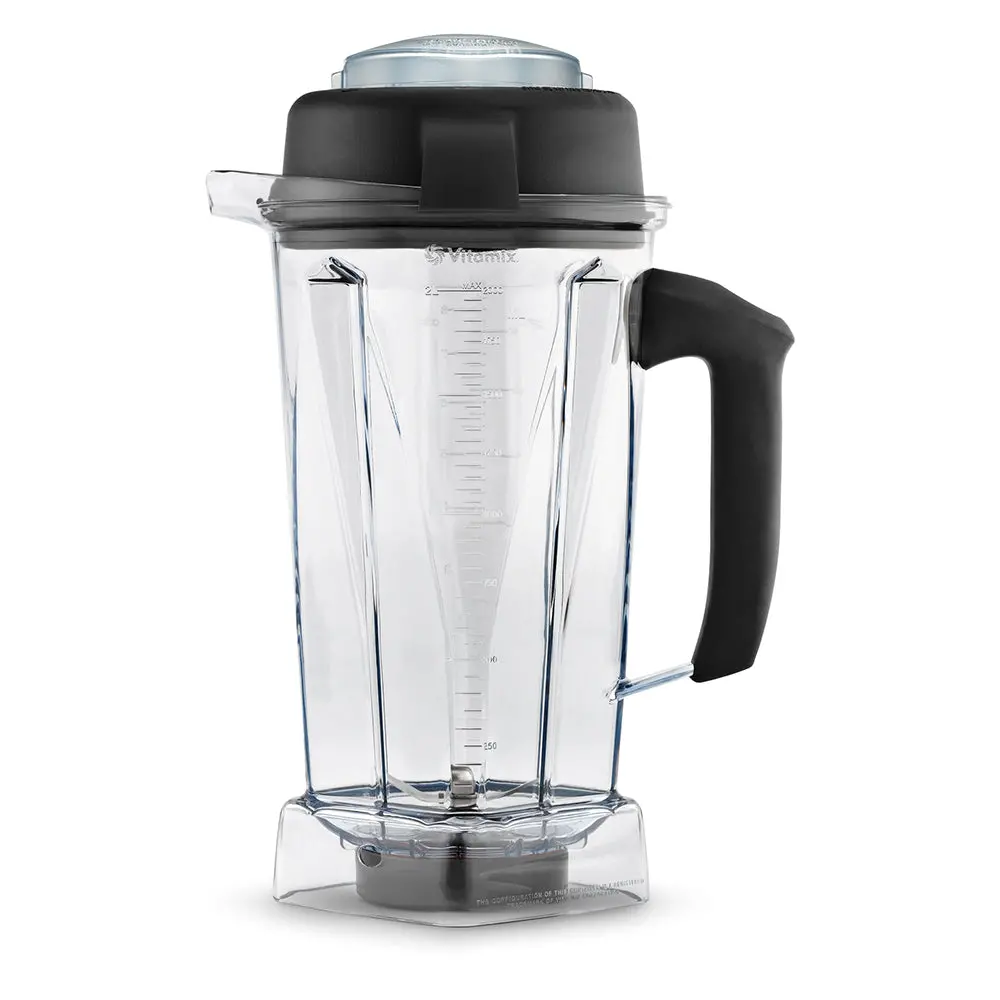 Vitamix Classic Blending Container Smoothie Maker 2L/33.5Cm W/ Lid Black/Clear 1