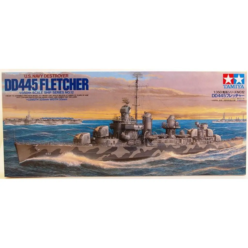 Tamiya 1/350 Dd445 Fletcher Class Destroyer 1