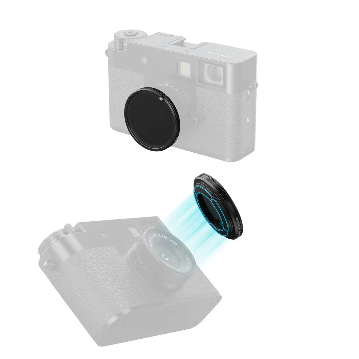 Smallrig Magnetic Vnd Filter Nd2 - Nd32 For Fujifilm X Half (Black) 5225 2