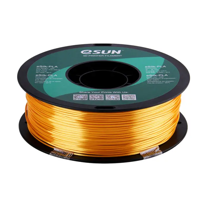 Esun Silk Pla 3D Print Filament 1.75Mm 1Kg - Gold 1
