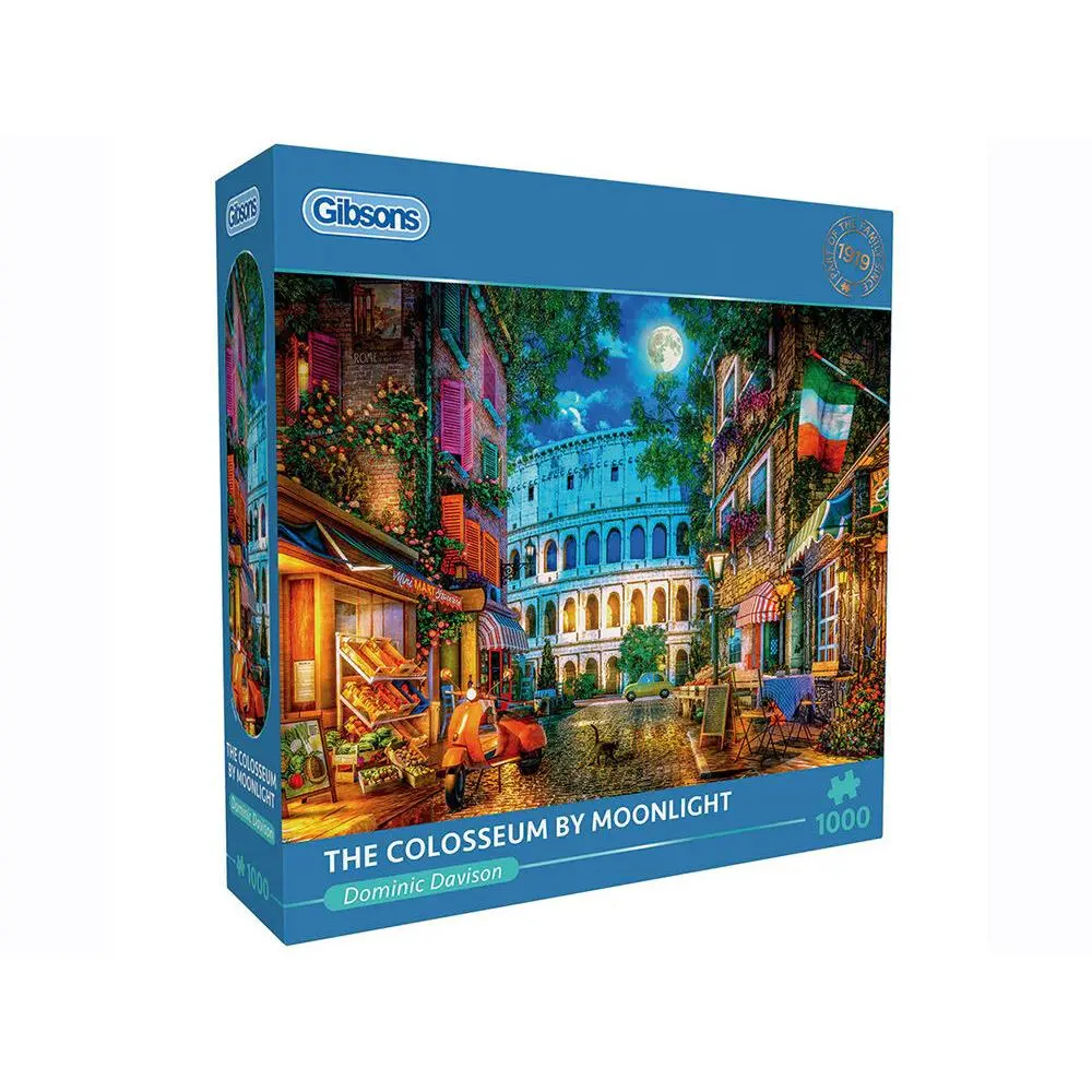 Gibsons 1000Pc Colosseum By Moonlight Puzzle 1