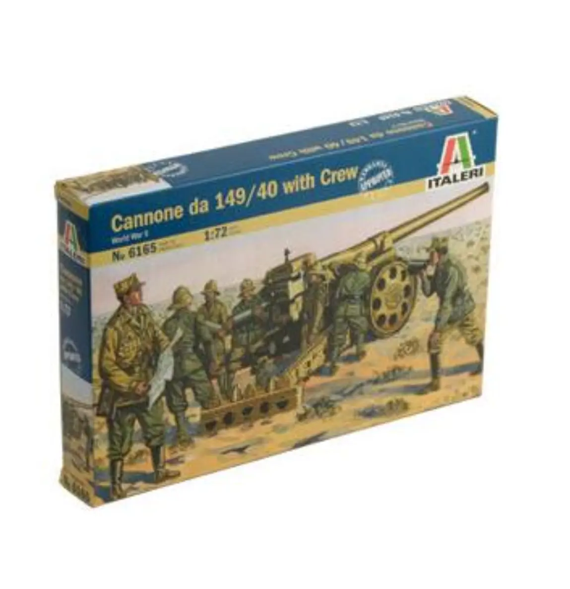 Italeri 1/72 Wwii - Cannone Da 14//40 With Crew 1