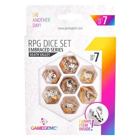 Gamegenic Embraced Series - Death Valley - Rpg Dice Set 7Pcs 1