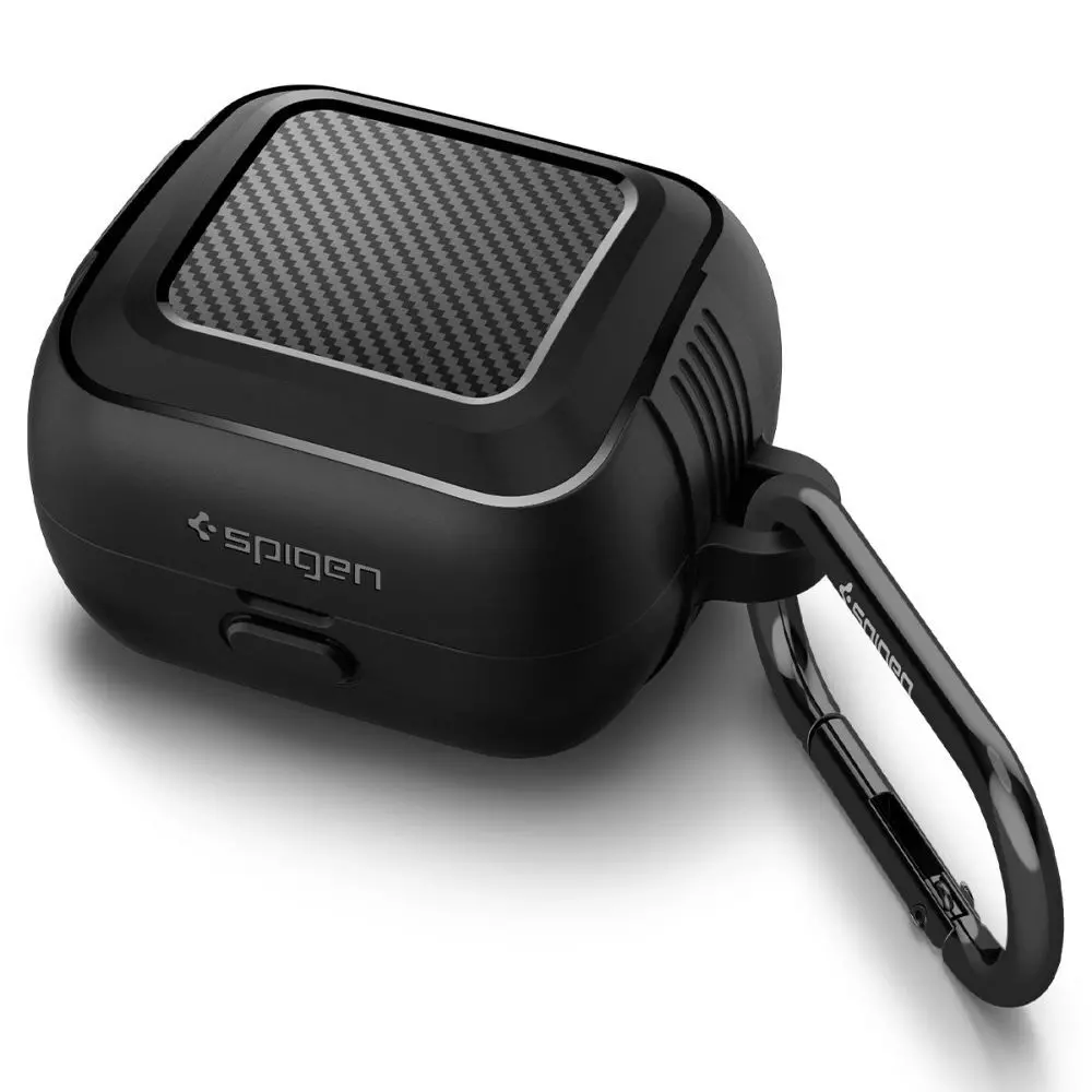 Spigen Sony Linkbuds Wf-L900 Rugged Armor Case (Black) 1