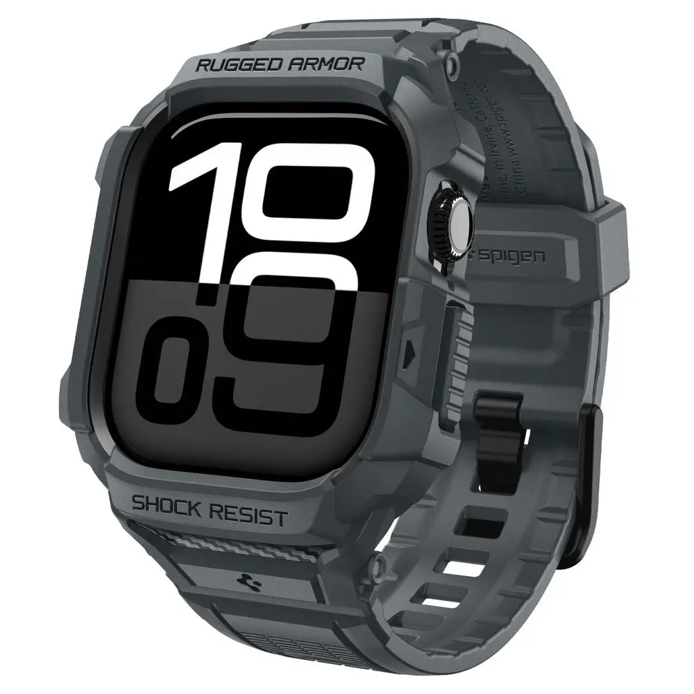 Spigen Apple Watch 46Mm Rugged Armor Pro 2 Wristband (Dark Grey) 1