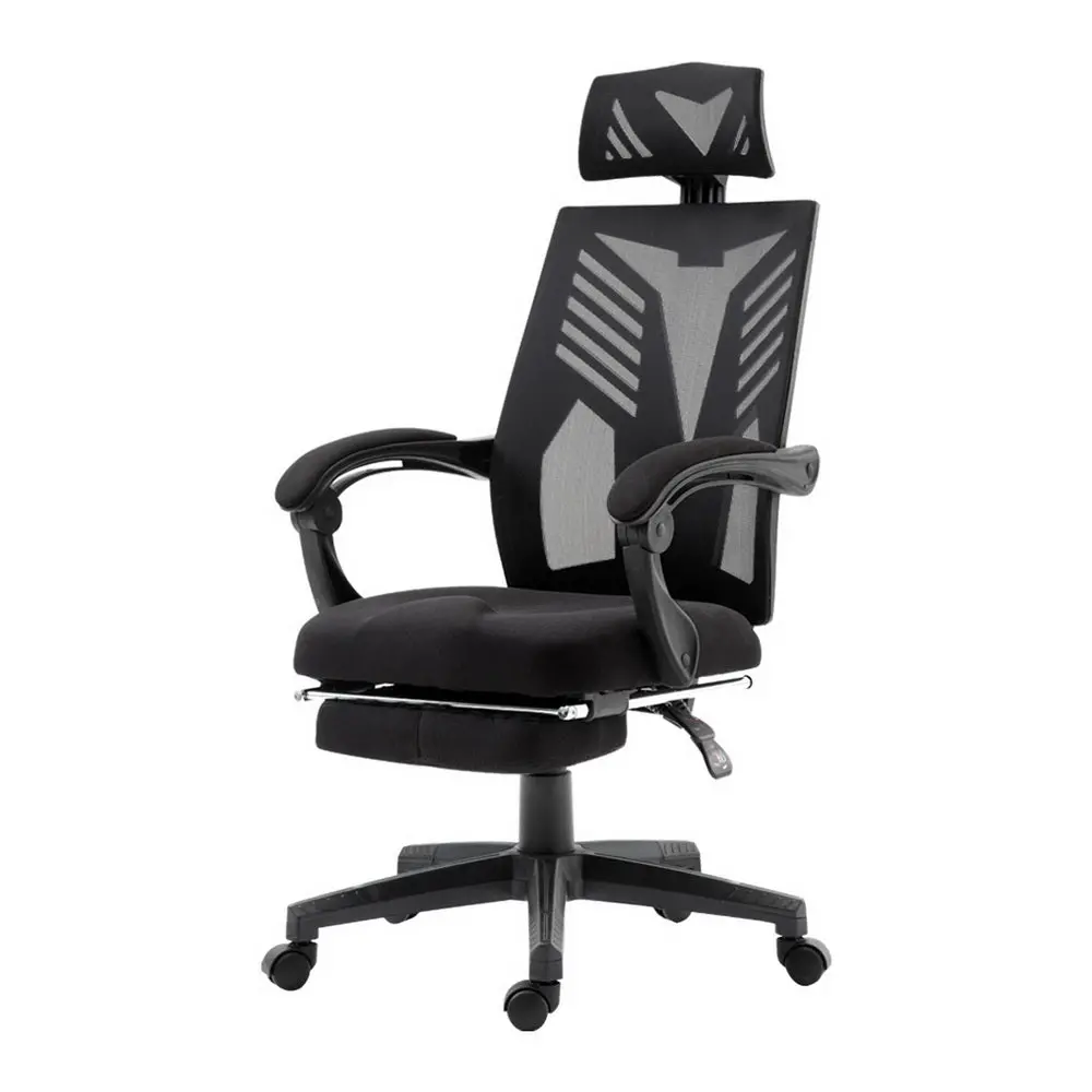 Artiss Mesh Office Chair Recliner (Black) 1