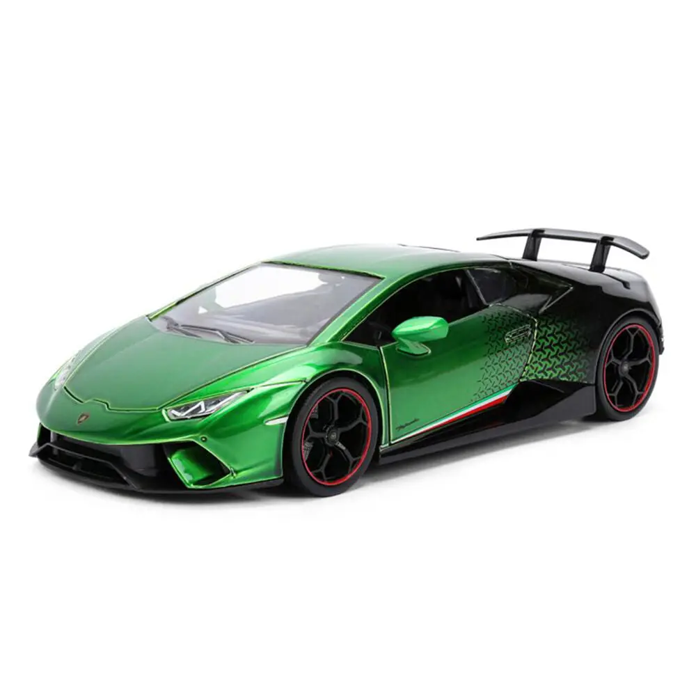 Jada 1:24 Pink Slips Lamborghini Huracan Performante Green Black Diecast Vehicle 1