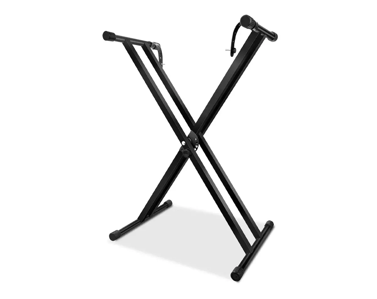 Freedom Adjustable Keyboard Stand Double Braced Rubber Supports 1