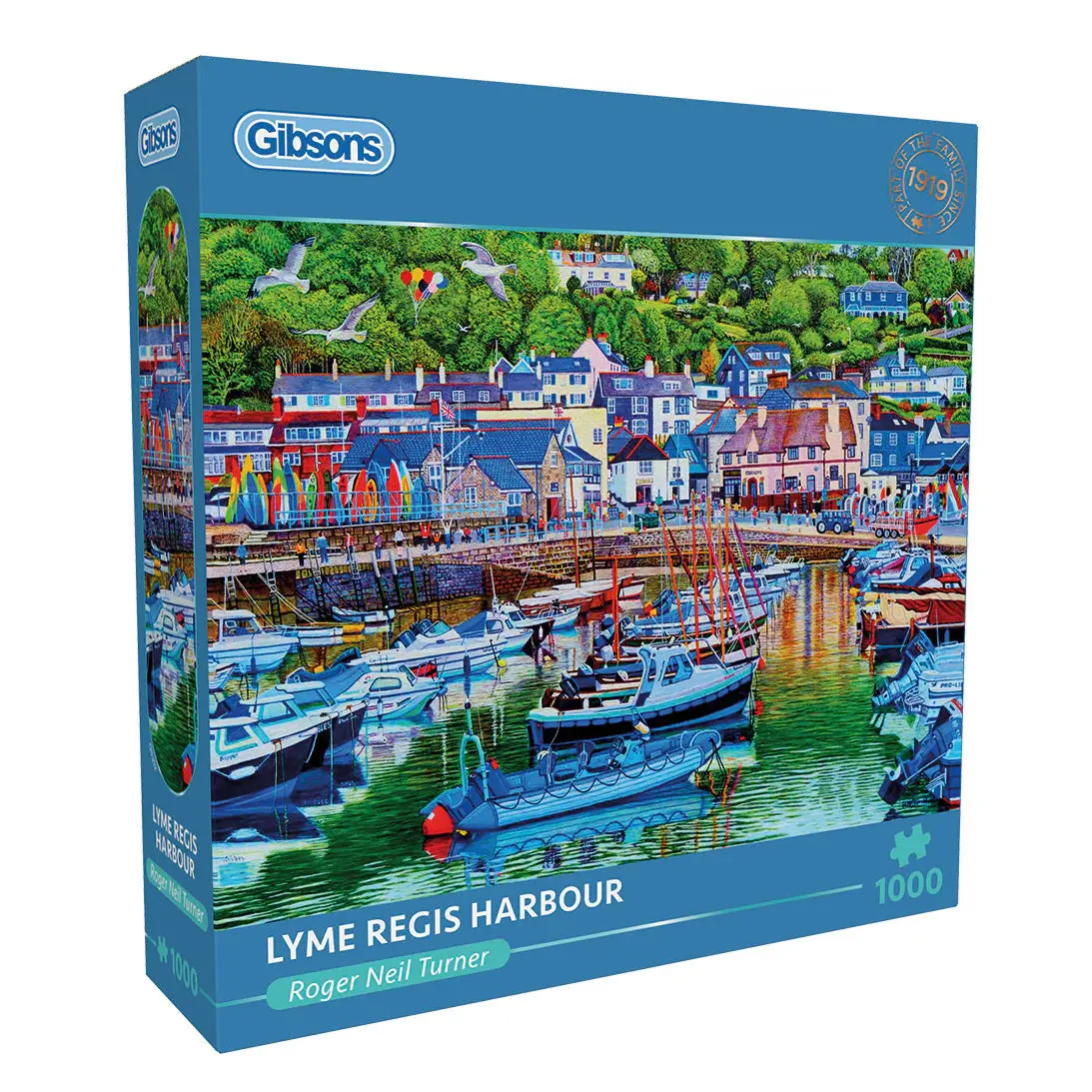 Gibsons 1000Pc Lyme Regis Harbour Puzzle 1