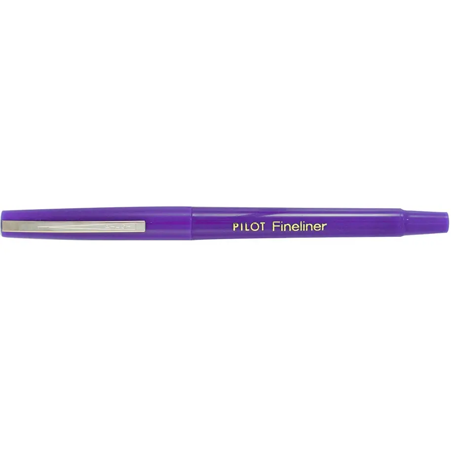 Pilot Original Fineliner Pen Marker 0.4Mm Purple Box 12 2