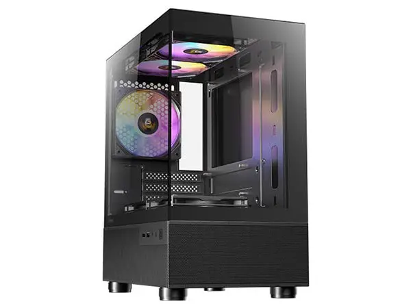 Antec Cx200m Rgb Elite Matx Gaming Case - Black 2