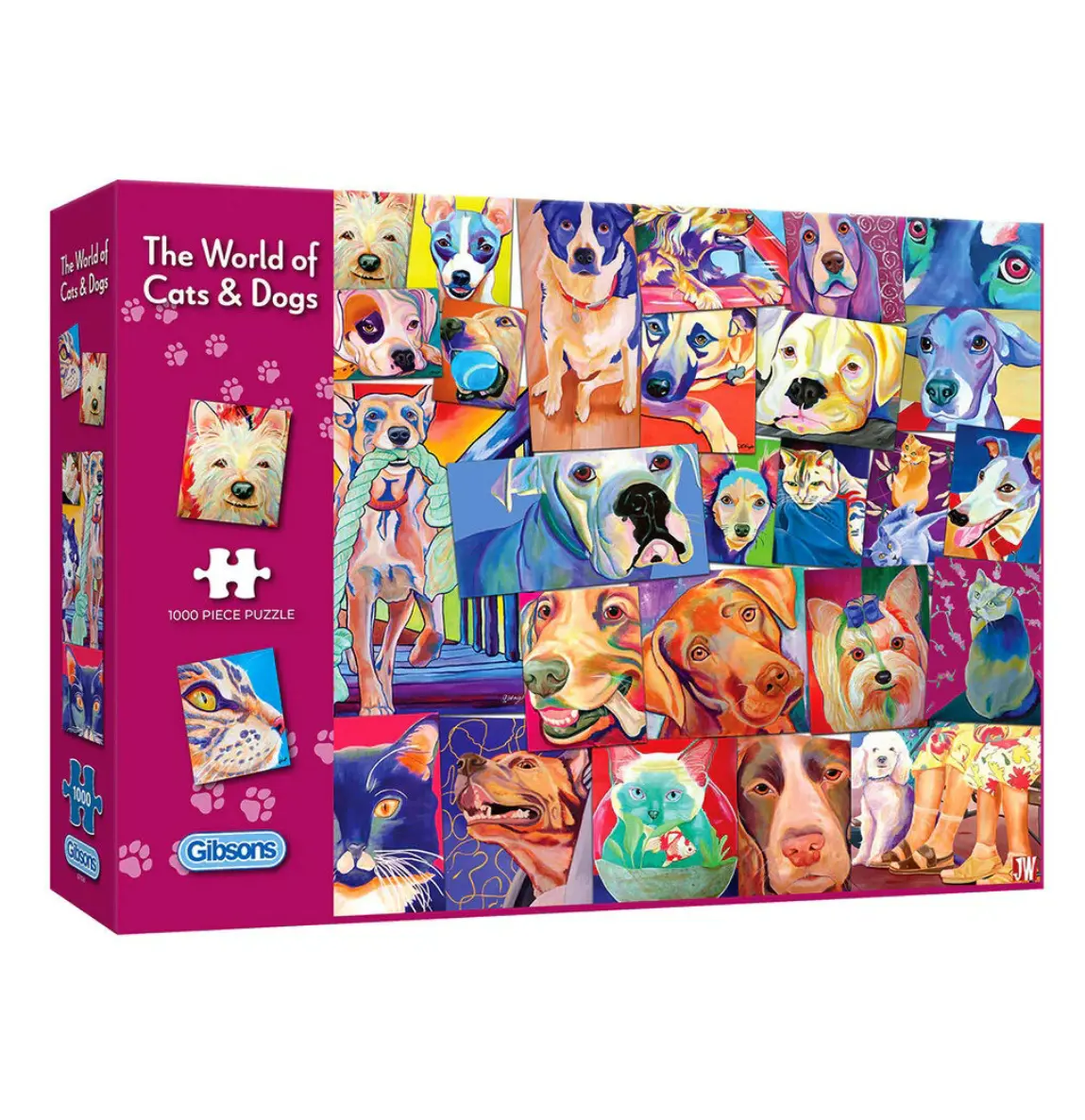 Gibsons 1000Pc World Of Cats And Dogs Puzzle 1
