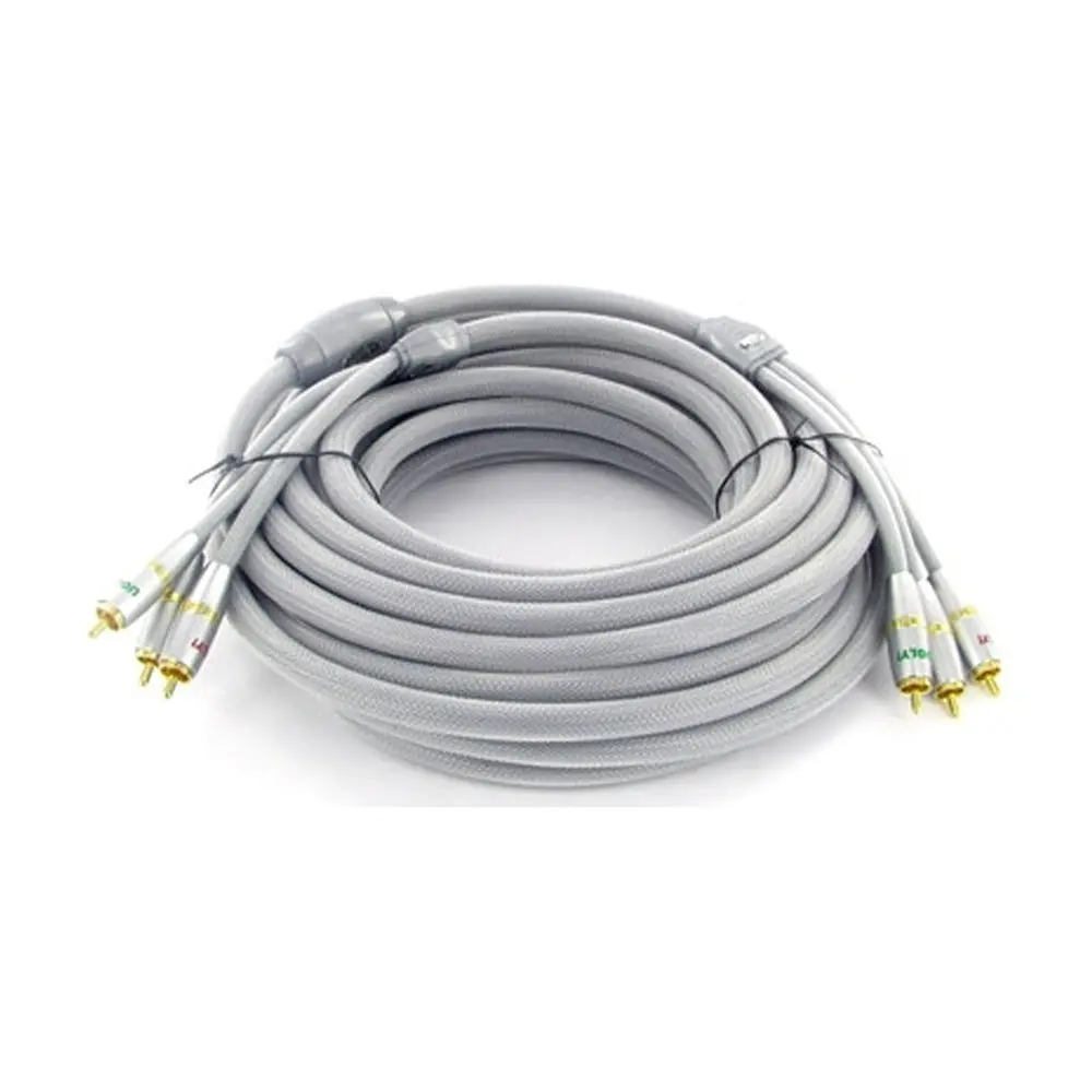 10M Ugly Ultra Premium Component Rgb Video Cable Rca 75 Ohm Shielded Ofc 2