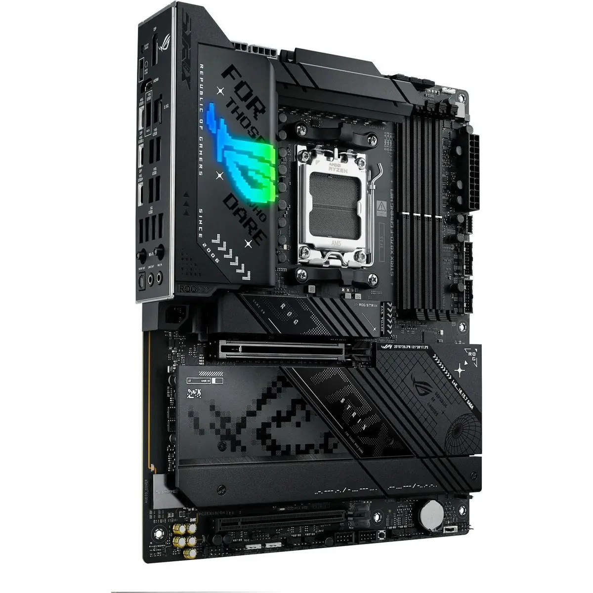 Asus Rog Strix X870-F Gaming Wifi Gaming Desktop Motherboard - Amd X870 Chipset - 1