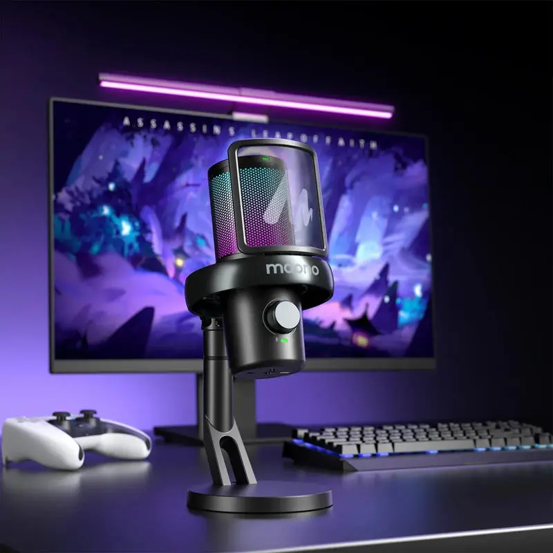 Maono Dm40 Pro Usb/Wireless Gaming Desktop Microphone (Black) 2