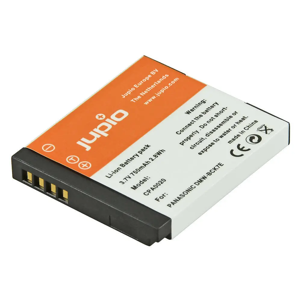 Jupio Li-Ion 3.7V 750Mah Rechargeable Battery For Panasonic Dmw-Bck7e Cam 1