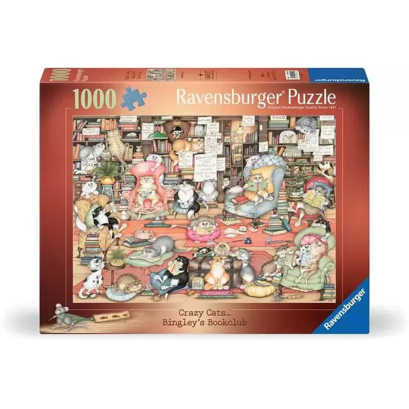 Ravensburger 1000Pc Bingleys Bookclub Puzzle 1