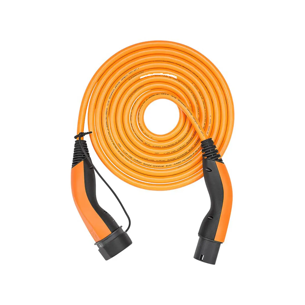 Lapp Ev Helix Charge Cable Type 2 (7.4Kw-1P-32A) For Hybrid And Electric Cars 5M (Orange) 2