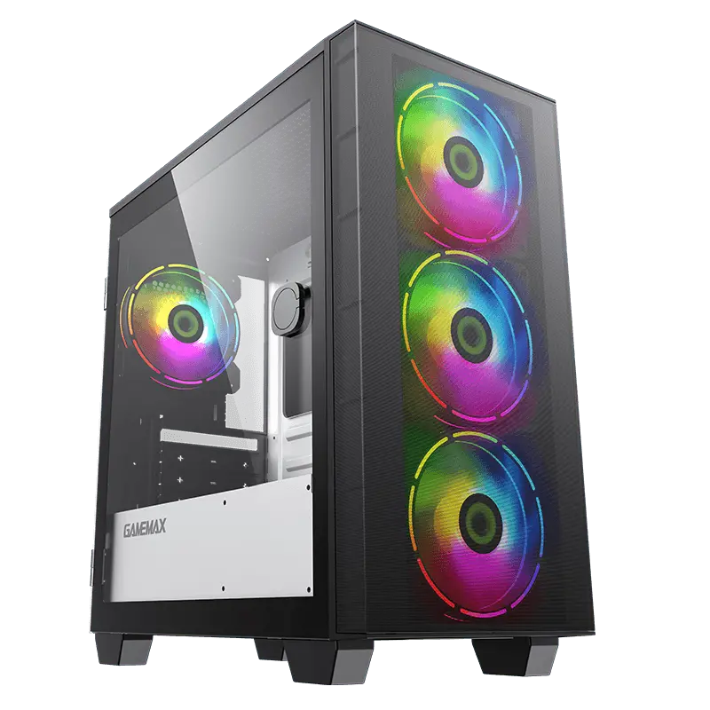 Gamemax Aero Mini M-Atx Gaming Case (Black) 1