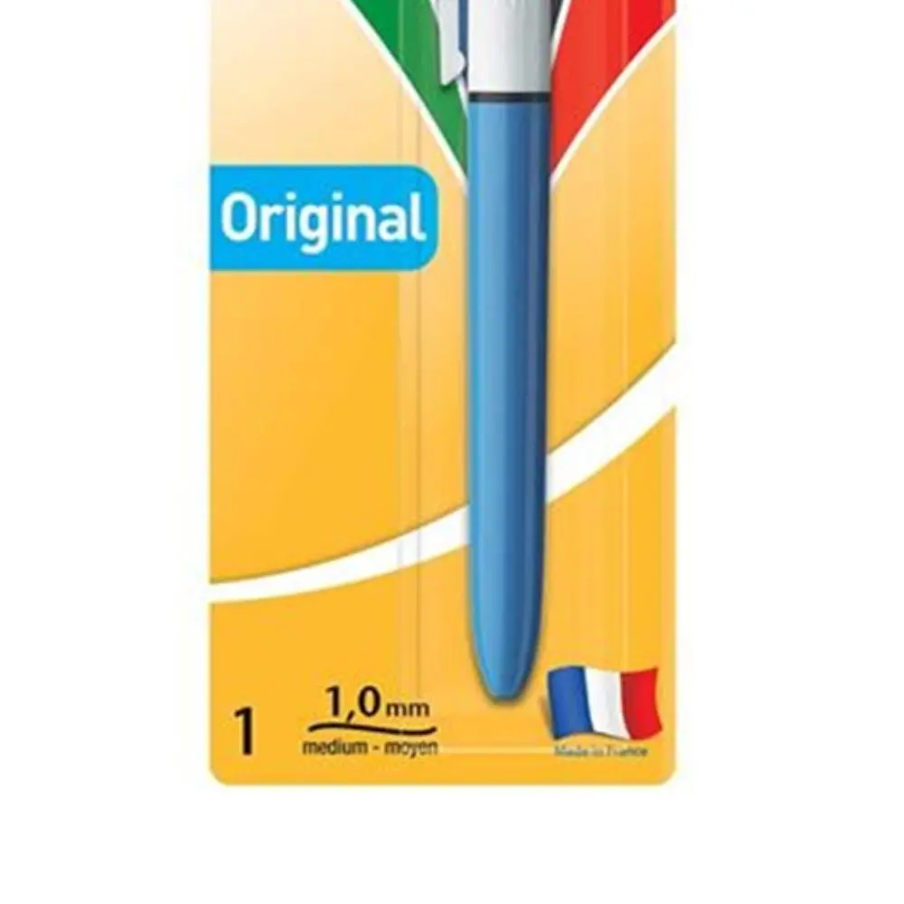 Bic 4-Colour Click Pen Original Writing Ball Pen 1.0Mm Nib 2