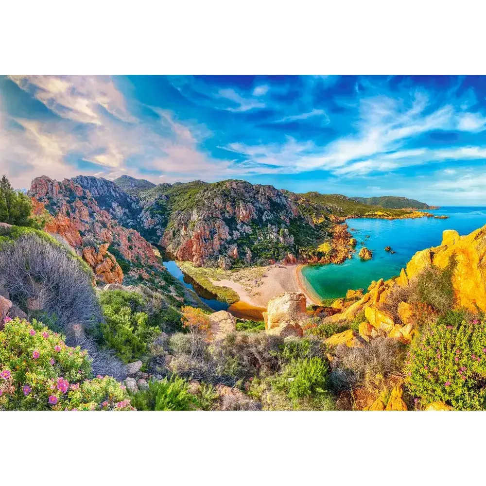 Castorland 1500-Pieces Costa Paradiso Sardinia Italy Puzzle 2