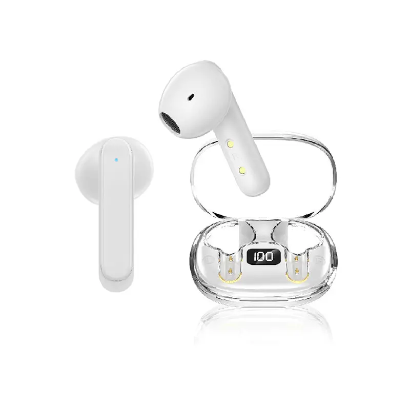 Philex True Wireless Earbuds With Charging Case And Led Display 300Mah (White) 2
