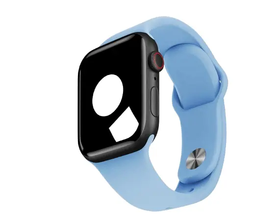 Hoco Apple Watch Sport Band For Series 42 / 44 / 45 / 46 / 49 Mm (Misty Blue) 1