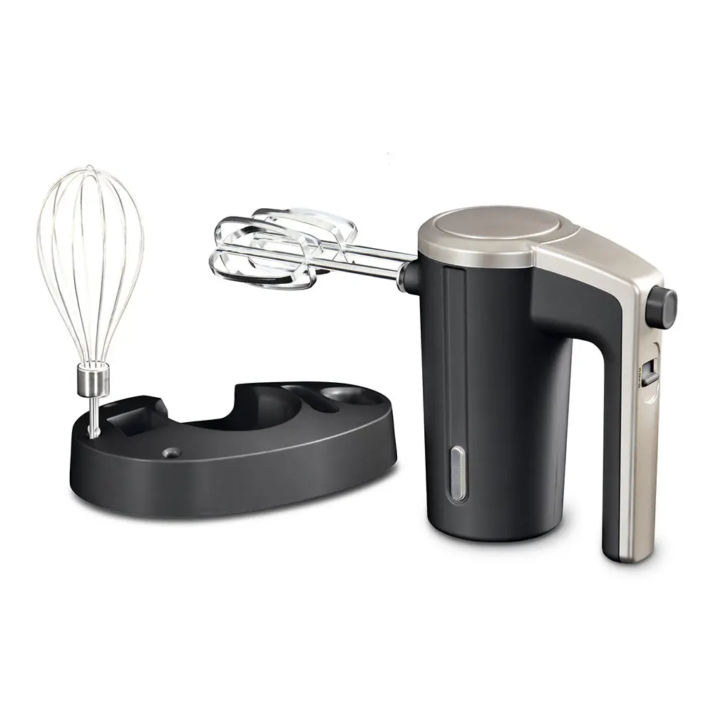 Geek Chef Rechargeable Cordless Electric Hand Mixer & Whisk (Black) 1