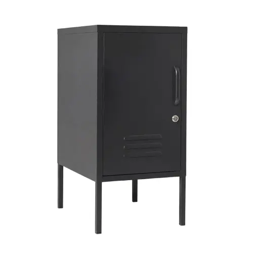 Desky Oslo Metal Locker Cabinet - Dark Grey / Left Opening 1