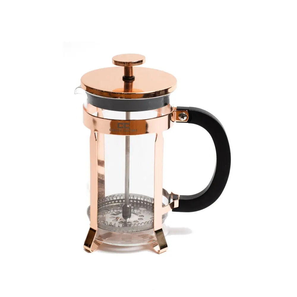 Coffee Culture Rose Gold Glass French Compact Coffee/Tea 1L Press/Plunger 1