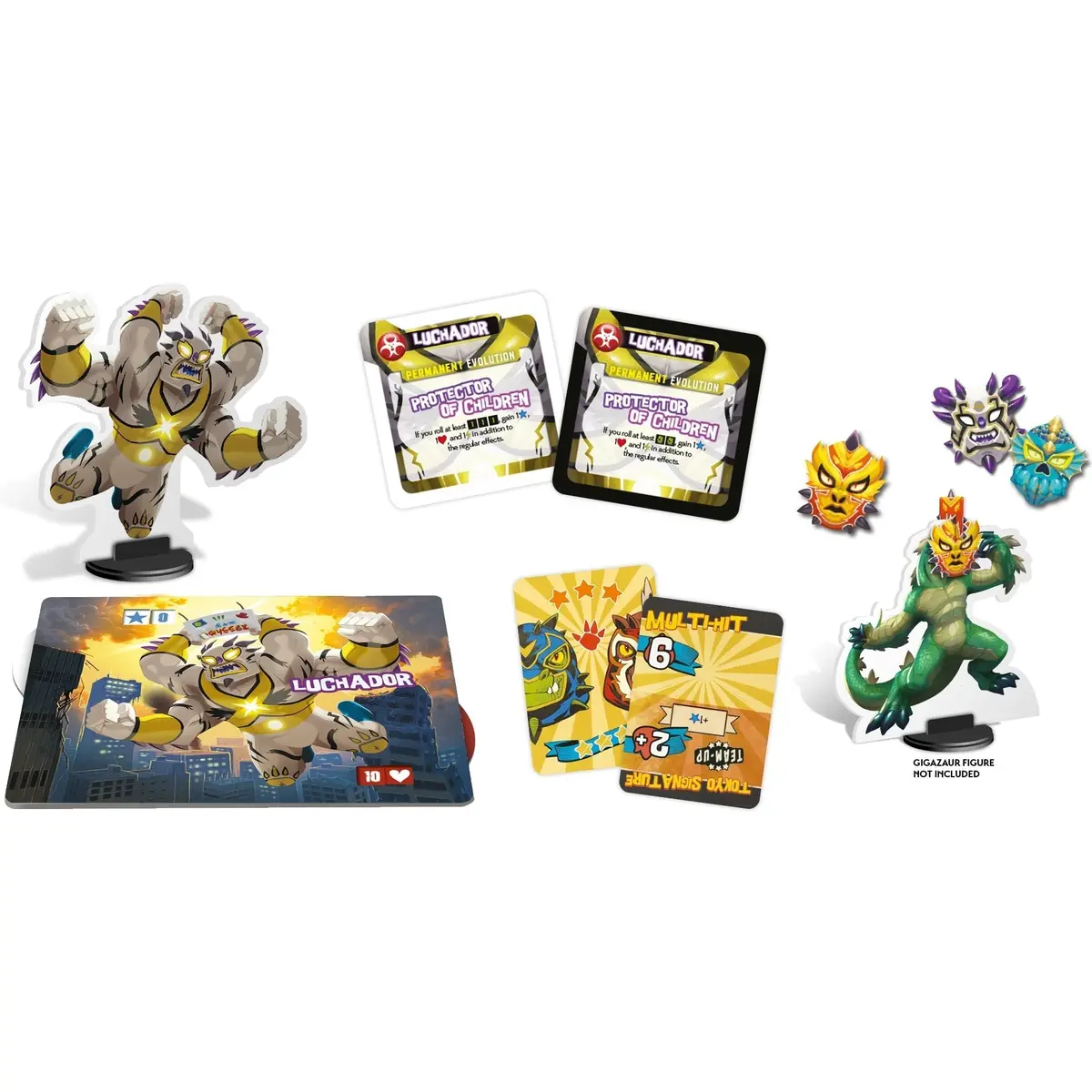 Iello King Of Tokyo Luchador Monster Pack Game 2