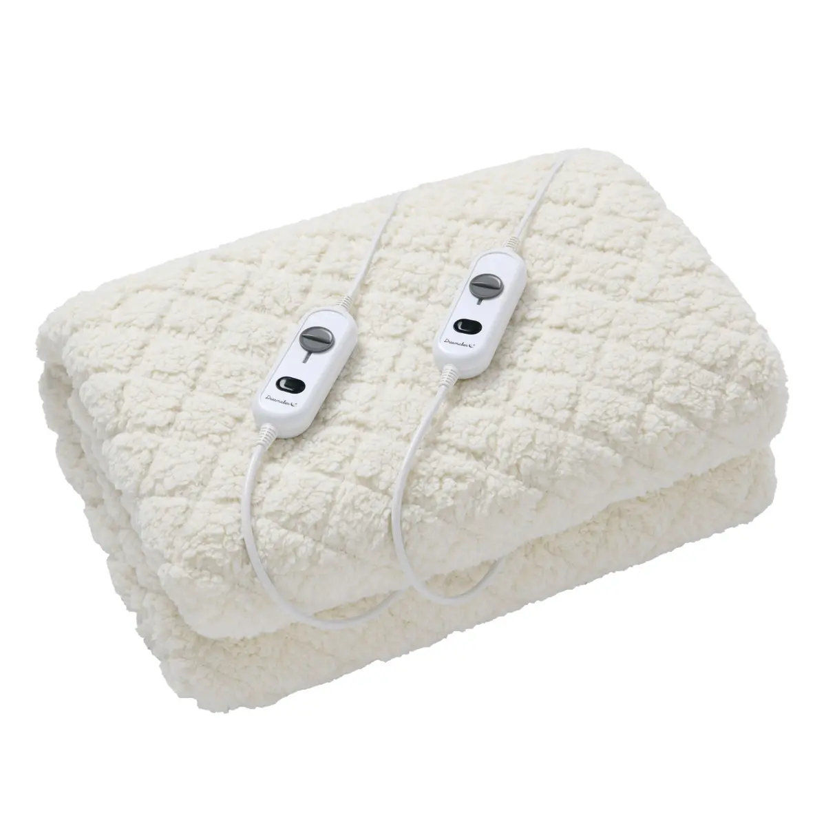 Dreamaker Pinsonic Quilted Sherpa Fleece Electric Blanket [Queen] 1