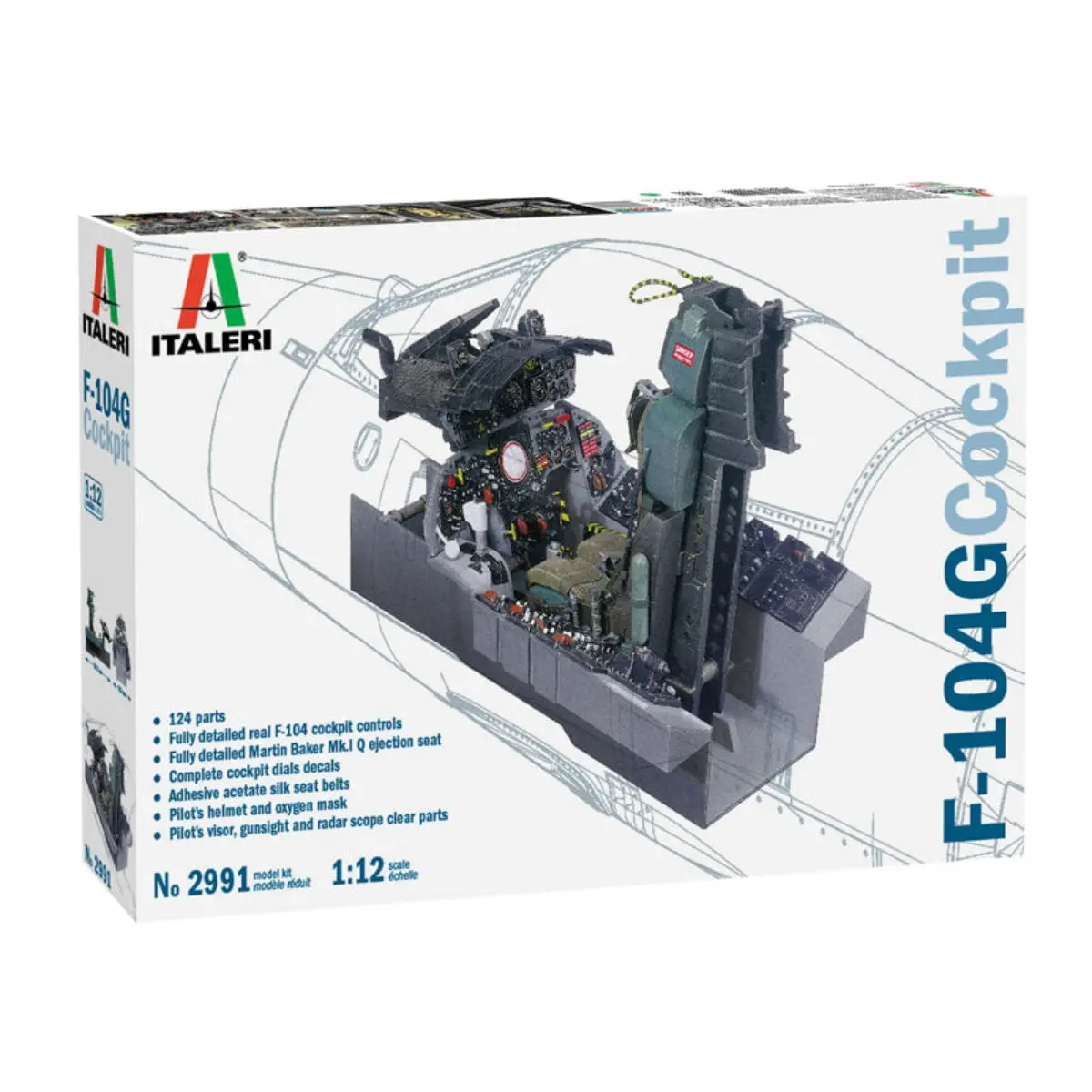 Italeri 1/12 F-104G Cockpit 1